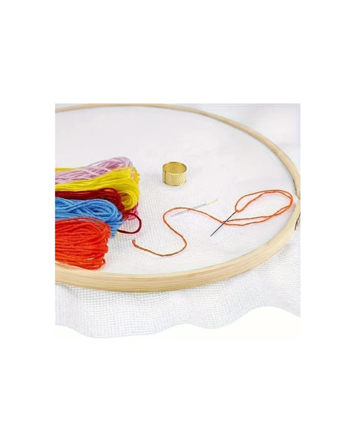 HOBİCİLER 14 cm Etamin Ahşap Kasnak Düş Kapanı Vidalı Ahşap Kasnak Nakış Makrome Kasnak 1 adet