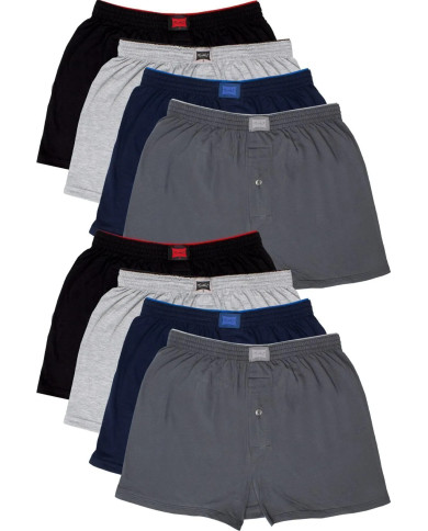 HOBİCİLER Tutku 6 Adet Tutku Erkek Penye Havlu Bel Boxer Karışık Renk