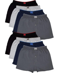 HOBİCİLER Tutku 6 Adet Tutku Erkek Penye Havlu Bel Boxer Karışık Renk