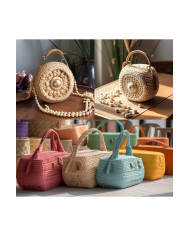 HOBİCİLER BEYAZ Rafya İp Şapka Çanta Kağıt Ambalaj İpi 100 gr 100 m Raffia Natural Kağıt İp