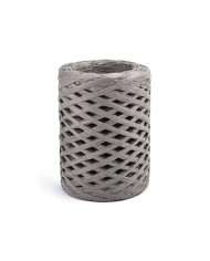HOBİCİLER GRİ Rafya İp Şapka Çanta Kağıt Ambalaj İpi 100 gr 100 m Raffia Natural Kağıt İp