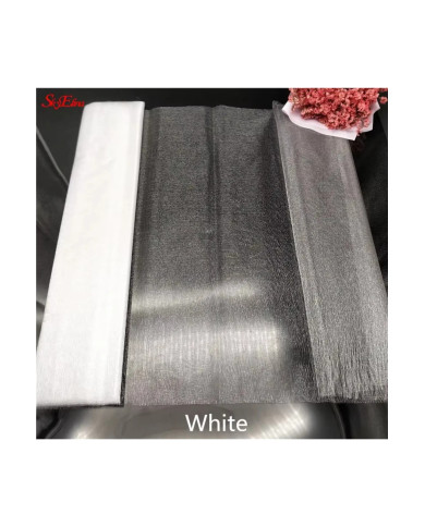 HOBİCİLER Beyaz Kristal Tül Gelin Damat Bohça Tülü Parti Süsleme Tülü Bohça Süsü Paket Süsü 1x3 Metre