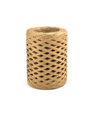 HOBİCİLER SÜTLÜ KAHVE Rafya İp Şapka Çanta Kağıt Ambalaj İpi 100 gr 100 m Raffia Natural Kağıt İp