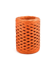 HOBİCİLER TURUNCU Rafya İp Şapka Çanta Kağıt Ambalaj İpi 100 gr 100 m Raffia Natural Kağıt İp