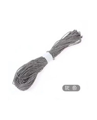 HOBİCİLER  GRİ 200-250 gr Arası El Örgü İpi Kağıt İp Çanta İpi Paket Süsleme Kraft İpi