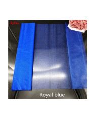 HOBİCİLER Sax Mavi Kristal Tül Gelin Damat Bohça Tülü Parti Süsleme Tülü Bohça Süsü Paket Süsü 1x3 Metre