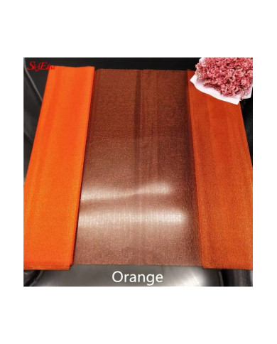 HOBİCİLER Turuncu Kristal Tül Gelin Damat Bohça Tülü Parti Süsleme Tülü Bohça Süsü Paket Süsü 1x3 Metre