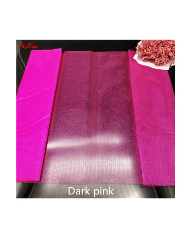 HOBİCİLER Fuşya Kristal Tül Gelin Damat Bohça Tülü Parti Süsleme Tülü Bohça Süsü Paket Süsü 1x3 Metre