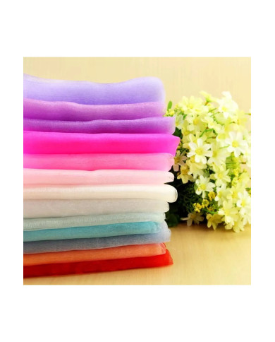 HOBİCİLER Pembe Kristal Tül Gelin Damat Bohça Tülü Parti Süsleme Tülü Bohça Süsü Paket Süsü 1x3 Metre