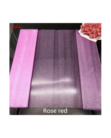 HOBİCİLER Pembe Kristal Tül Gelin Damat Bohça Tülü Parti Süsleme Tülü Bohça Süsü Paket Süsü 1x3 Metre