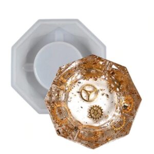 Epoksi Silikon Kalıp Epoksi Reçine Küllük Kalıbı Kristal Model 13.5 CM