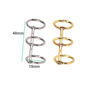 Defter Kapağı Bağlayıcı Gold Metal Halkası