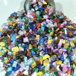 Epoksi Reçine İçin Mix Cam Kırığı 4-8 MM Aralığında