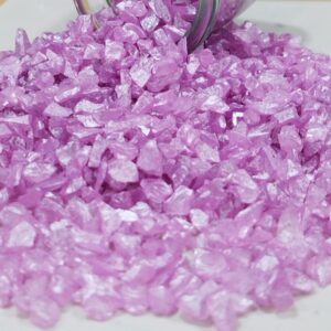 Epoksi Reçine İçin Lila Cam Kırığı 4-8 MM Aralığında