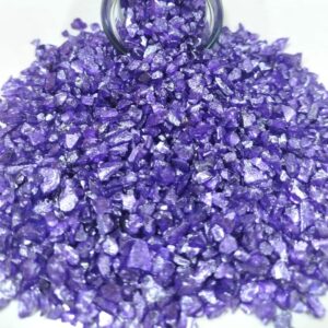 Epoksi Reçine İçin Mor Cam Kırığı 4-8 MM Aralığında