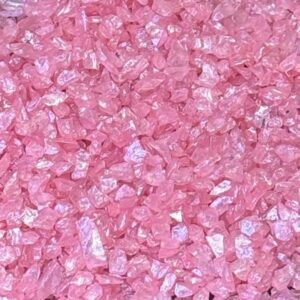 Epoksi Reçine İçin Pembe Cam Kırığı 4-8 MM Aralığında