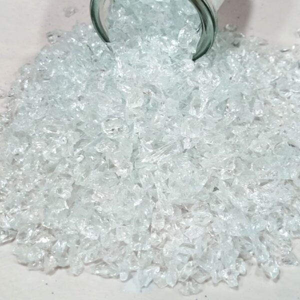 Epoksi Reçine İçin Şeffaf Cam Kırığı 4-8 MM Aralığında