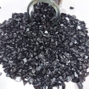 Epoksi Reçine İçin Siyah Cam Kırığı 4-8 MM Aralığında